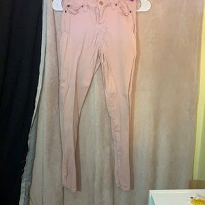 Pink jeans Size 12 girls